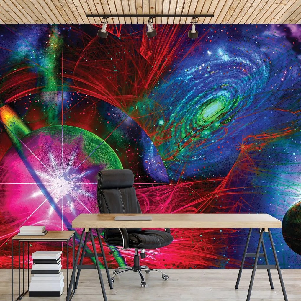 Fototapet - Cosmos coloat abstract (254x184 cm)