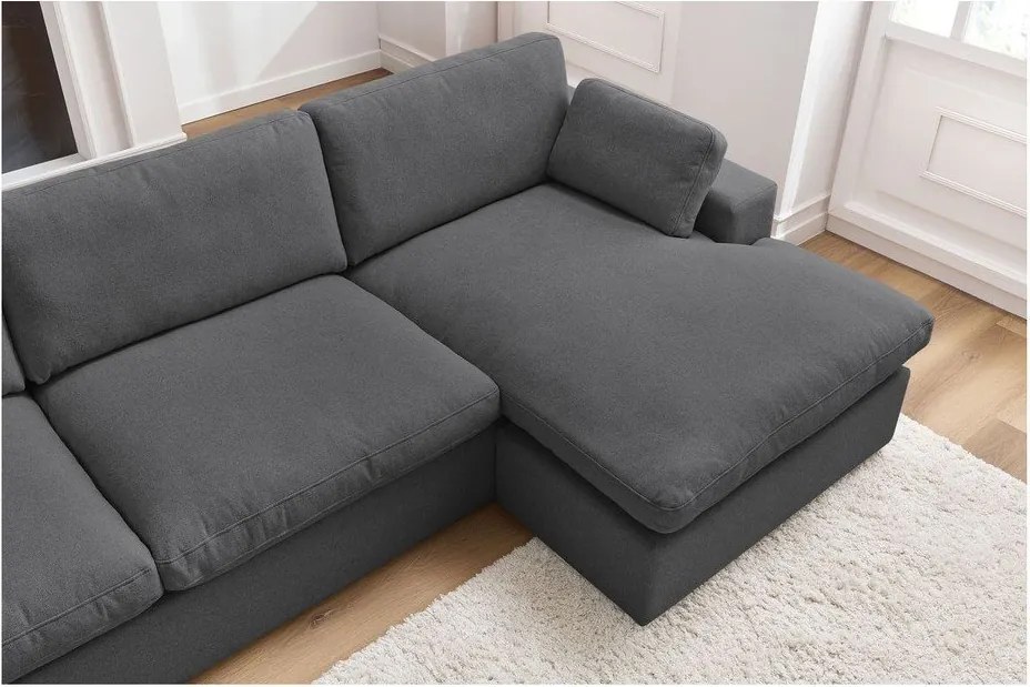 Colțar gri închis Belair – Bobochic Paris