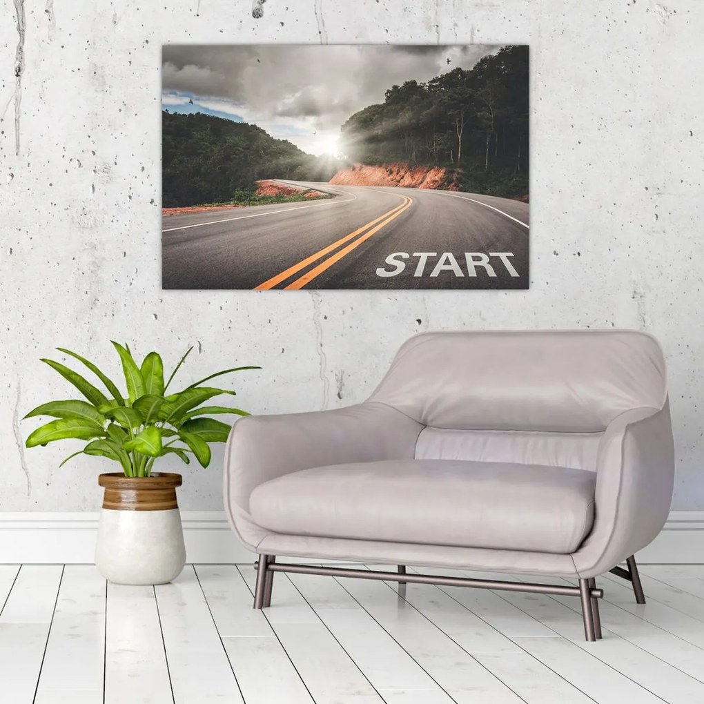 Tablou - Drum start (90x60 cm)