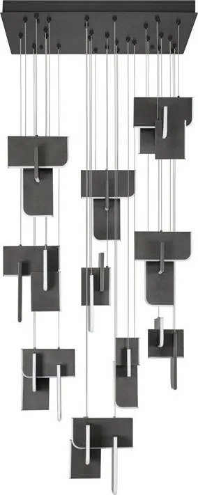 Lustra LED suspendata liniara design decorativ 2700K TOTEM 144W