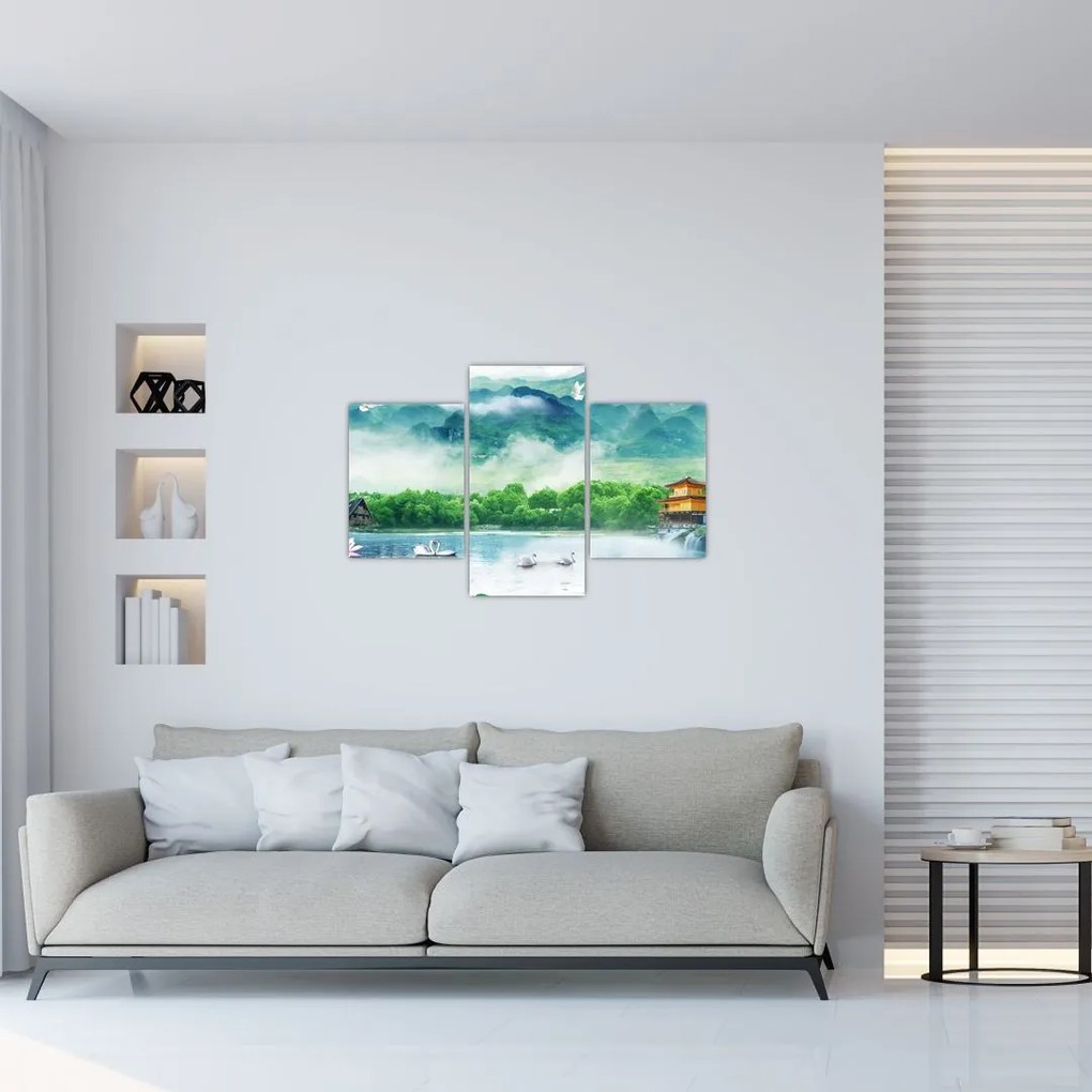 Tablou - Peisaj de vis (90x60 cm)