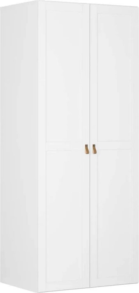 Dulap FLEX, alb, PAL, cu 2 usi, 100x66x240 cm
