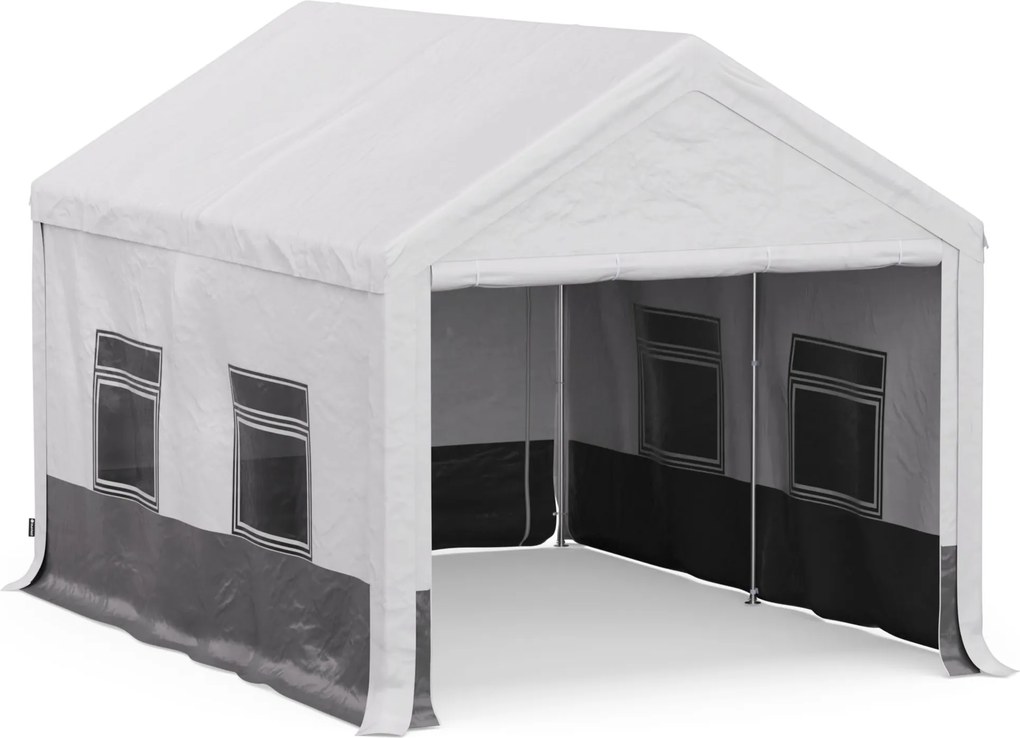 Blumfeldt Party Haven, cort, 400 x 296 x 280 cm, rezistent la intemperii, cadru din oțel, ușor de asamblat, cu pereți laterali