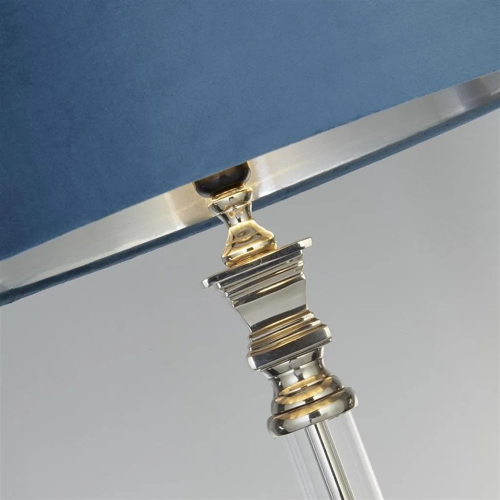 Lampadar/Lampa de podea design lux elegant Belle crom/teal