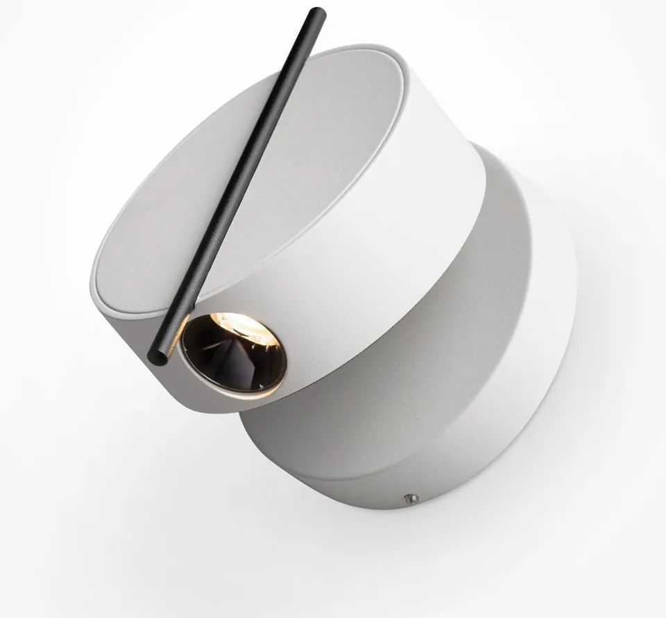Aplica LED ambientala reglabila design modern minimalist Nuance alb/negru