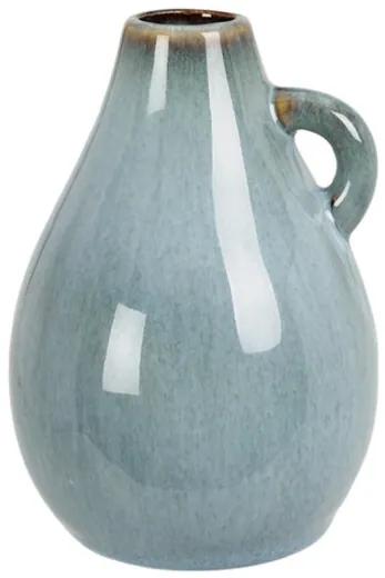 Vaza Nora din ceramica, albastru, 8x12 cm