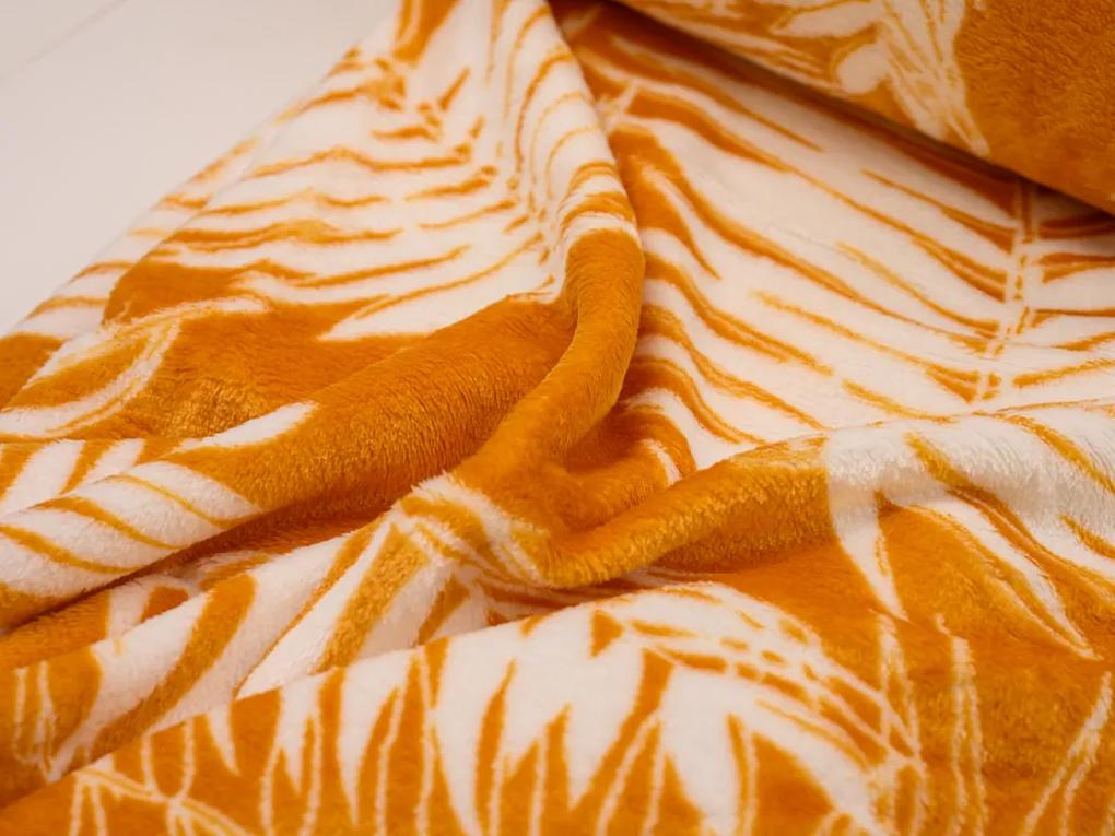 Patura microplus portocaliu FIEN, 150x200 cm