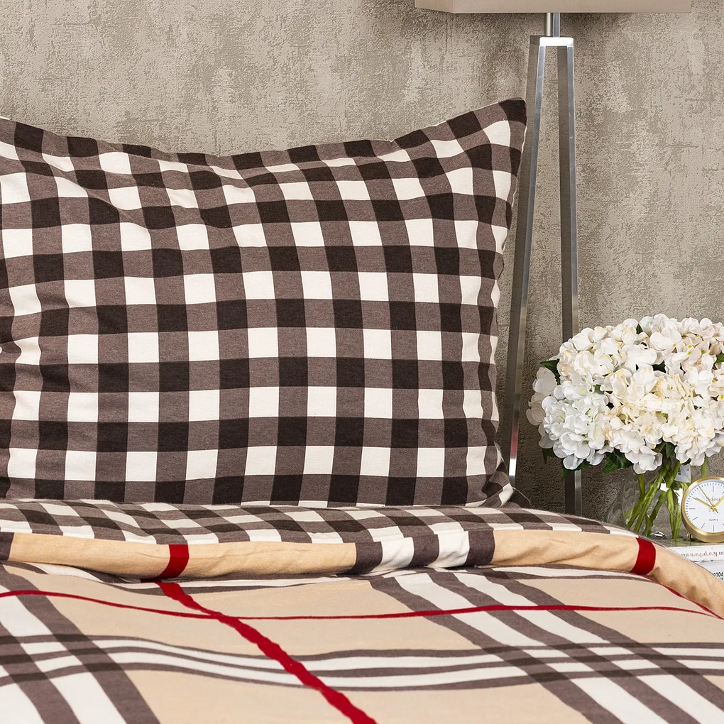 Lenjerie de pat bumbac flanel 4Home Cub, 140 x 220 cm, 70 x 90 cm, 140 x 220 cm, 70 x 90 cm