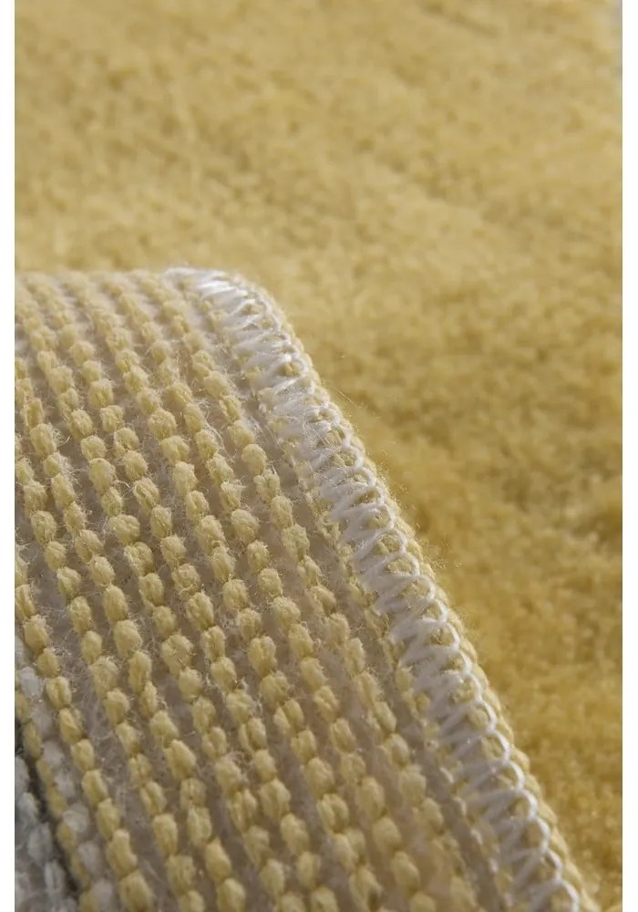Covoraș de baie galben 100x60 cm Limon – Foutastic