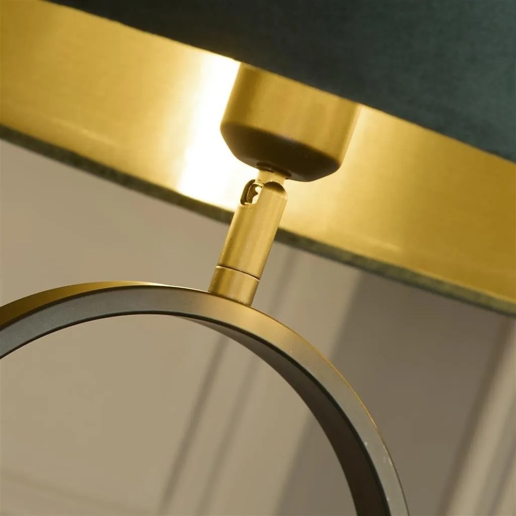 Lampadar/Lampa de podea decorativa Modish negru/verde