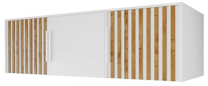 Suprastructură dulap Lenona Lux D3 (Stejar wotan + Negru) . 1104482
