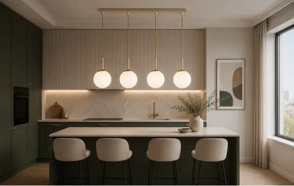 Brilagi - Lustră suspendată pe cablu MILO 4xE27/60W/230V bej/auriu
