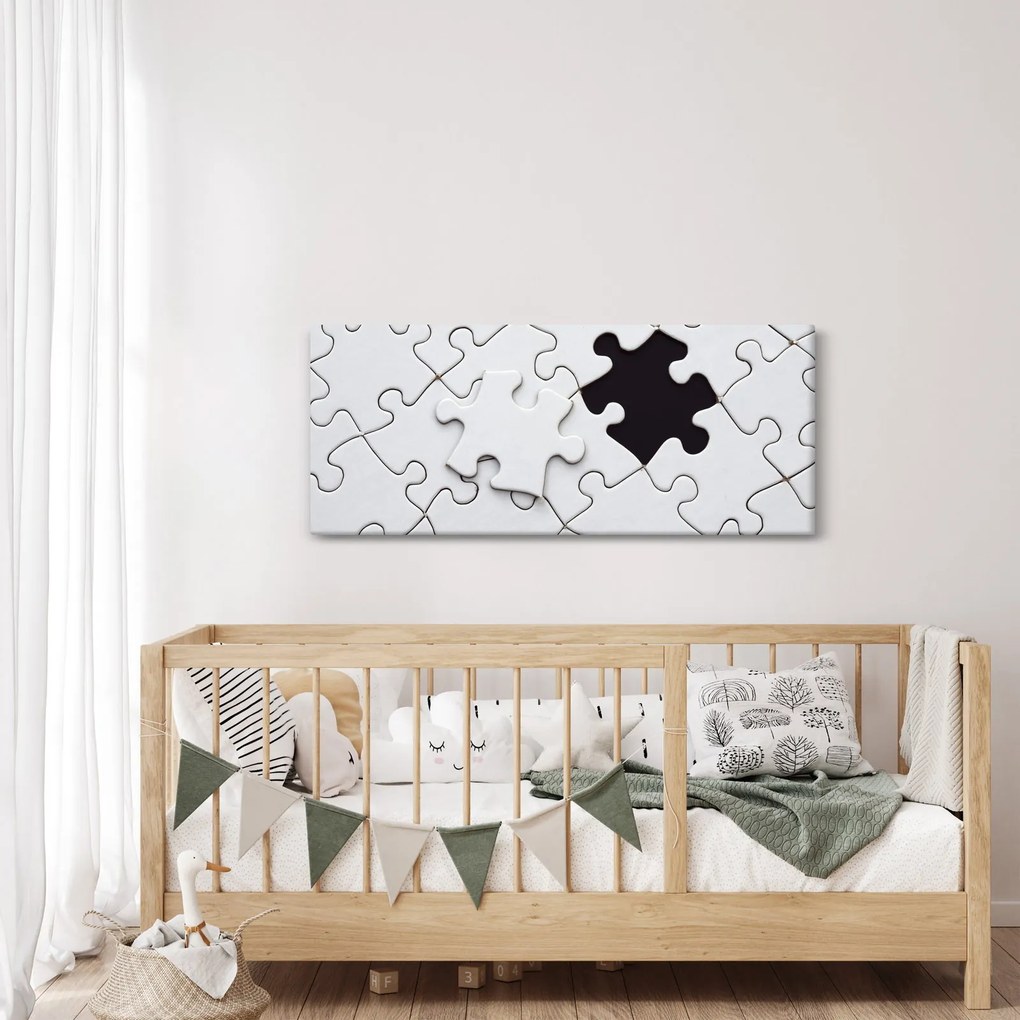 Tablou cu puzzle (120x50 cm)