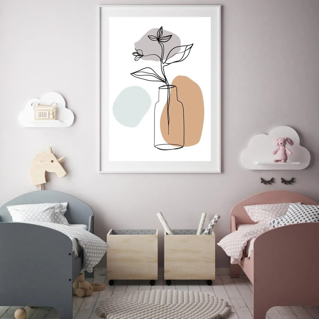 Poster - Vaza cu platnă (A4)