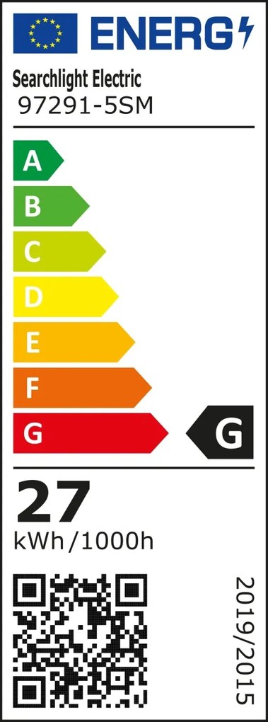 Lustra LED suspendata design modern Cyclone 5L 97291-5SM SRT