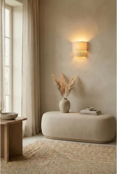 BRILAGI - Aplică de perete LED BOHO ECO 1xE27/10W/230V crem
