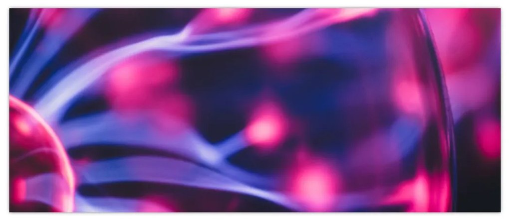Tablou abstract mov (120x50 cm)