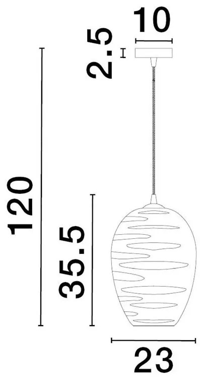Pendul design decorativ modern EVLEEN