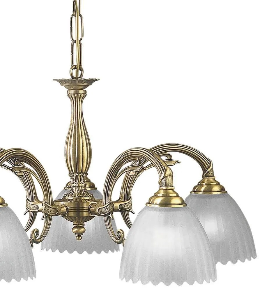 Candelabru clasic 5 brate design italian realizat manual 3520