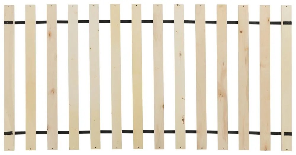 Pat de o persoană 90 cm AMBRE (cu somieră) (negru). 1007086