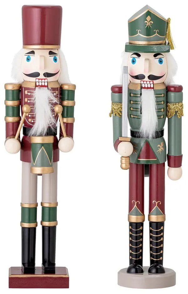 Figurine de Crăciun 2 buc. din lemn (înălțime 38 cm) Darren – Bloomingville