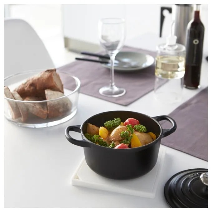 Suport pentru vase fierbinți YAMAZAKI Tower Square, alb