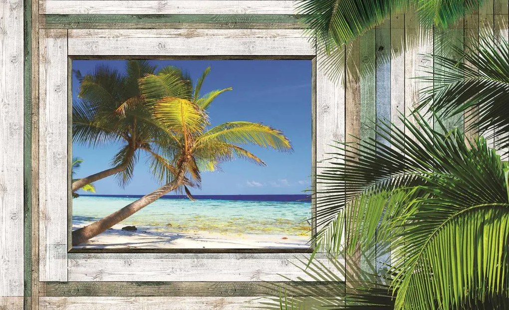 Fototapet - Plajă, mare, nisip (152,5x104 cm)