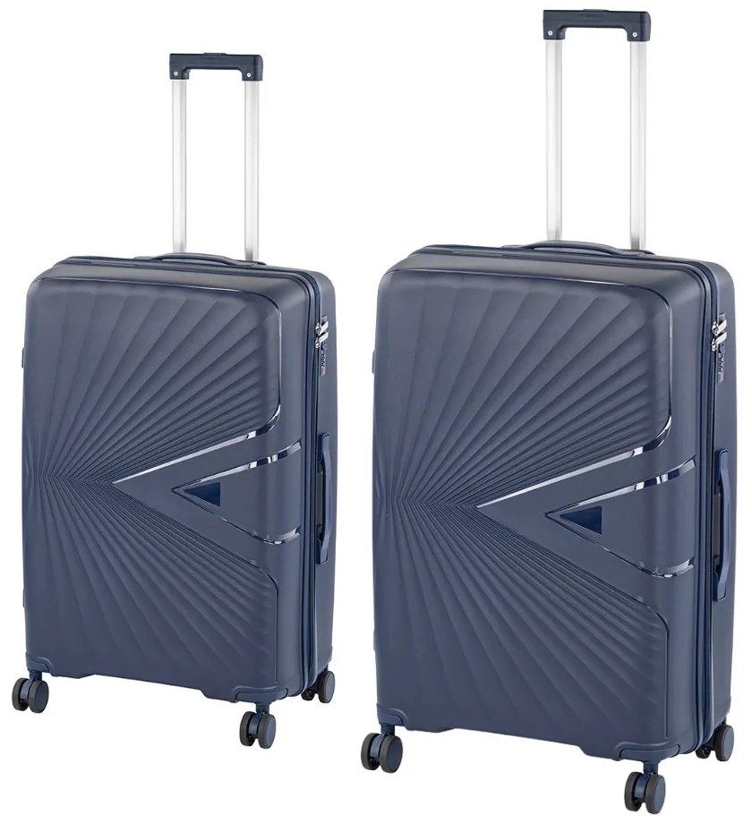 TraveLux Endure IV gurulós bőrönd szett kék