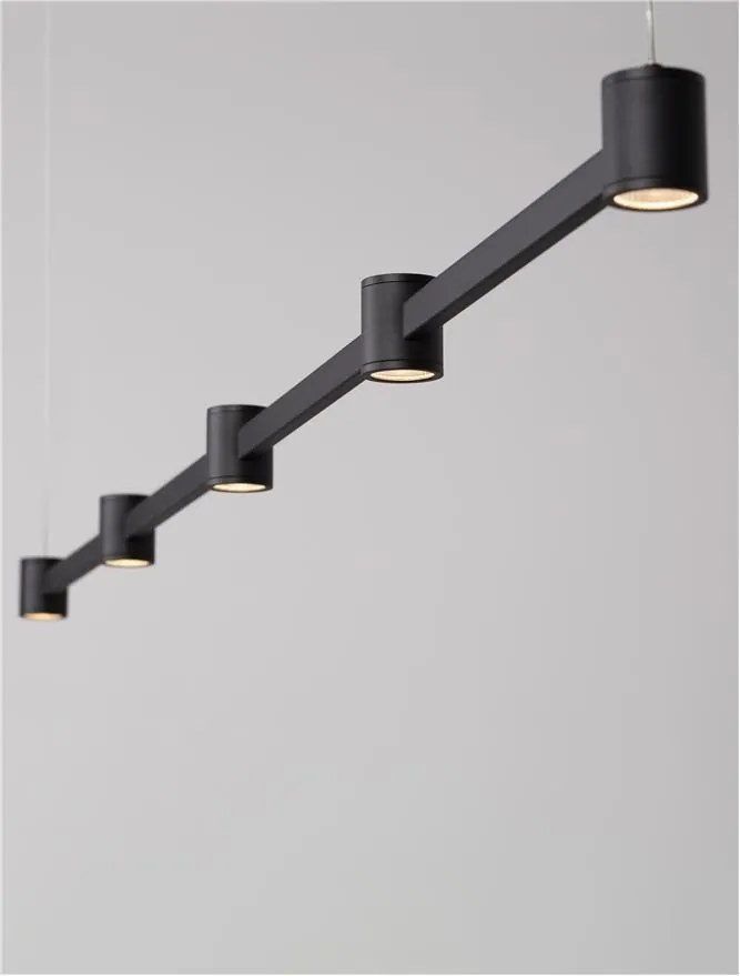 Lustra moderna cu 5 spoturi LED Puize