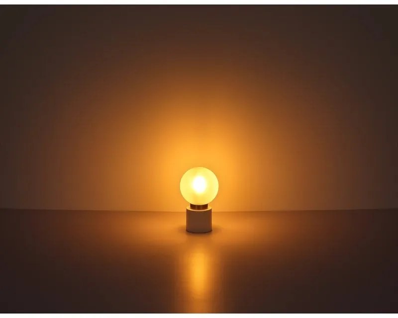 Veioza, lampa de masa design modern Ninjo alama, fumuriu