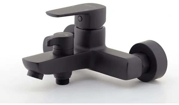 Baterie de cadă Novaservis METALIA negru mat