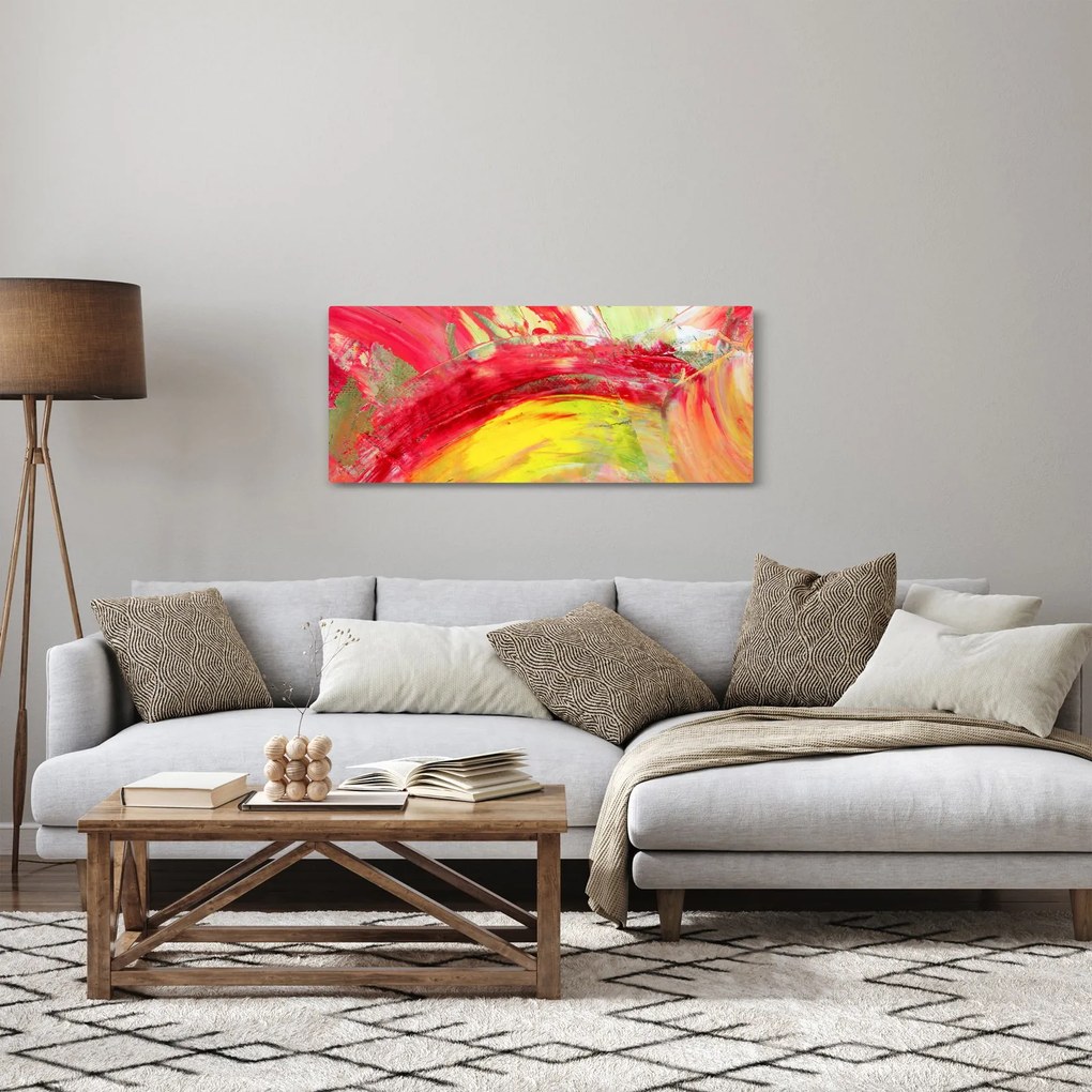 Tablou cu abstracție - pictura (120x50 cm)