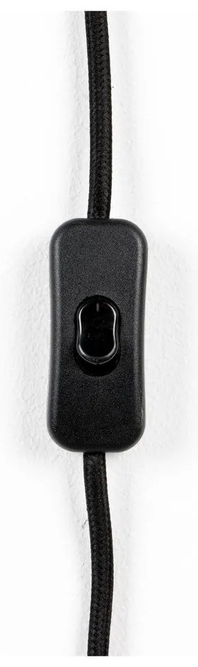 Aplică de perete White Label Lena, negru