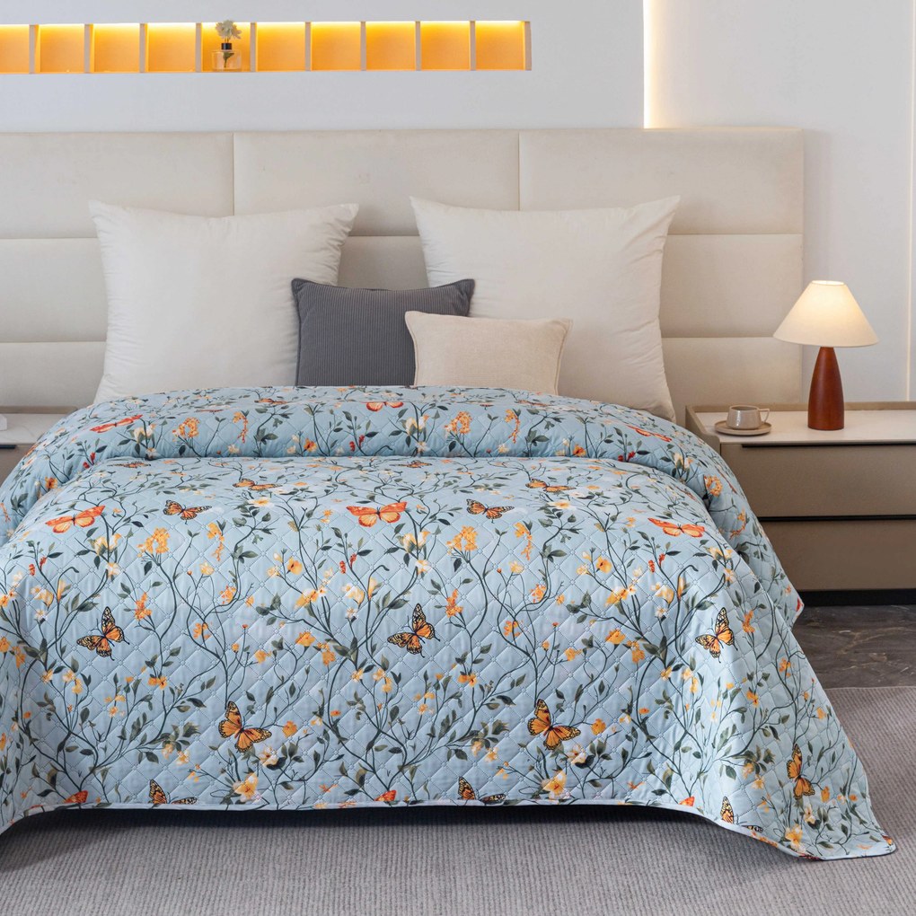 Cuvertura de pat MONARCH WINGS, albastru deschis Dimensiune: 170 x 210 cm