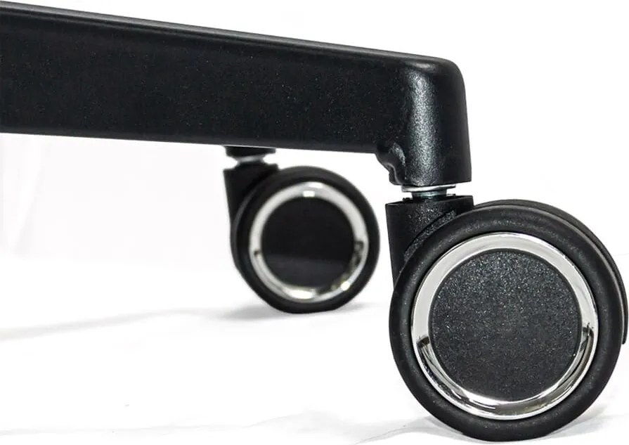 Scaun operativ ergonomic negru din mesh cu suport picioare reglabil și tetieră ajustabilă OFF 650