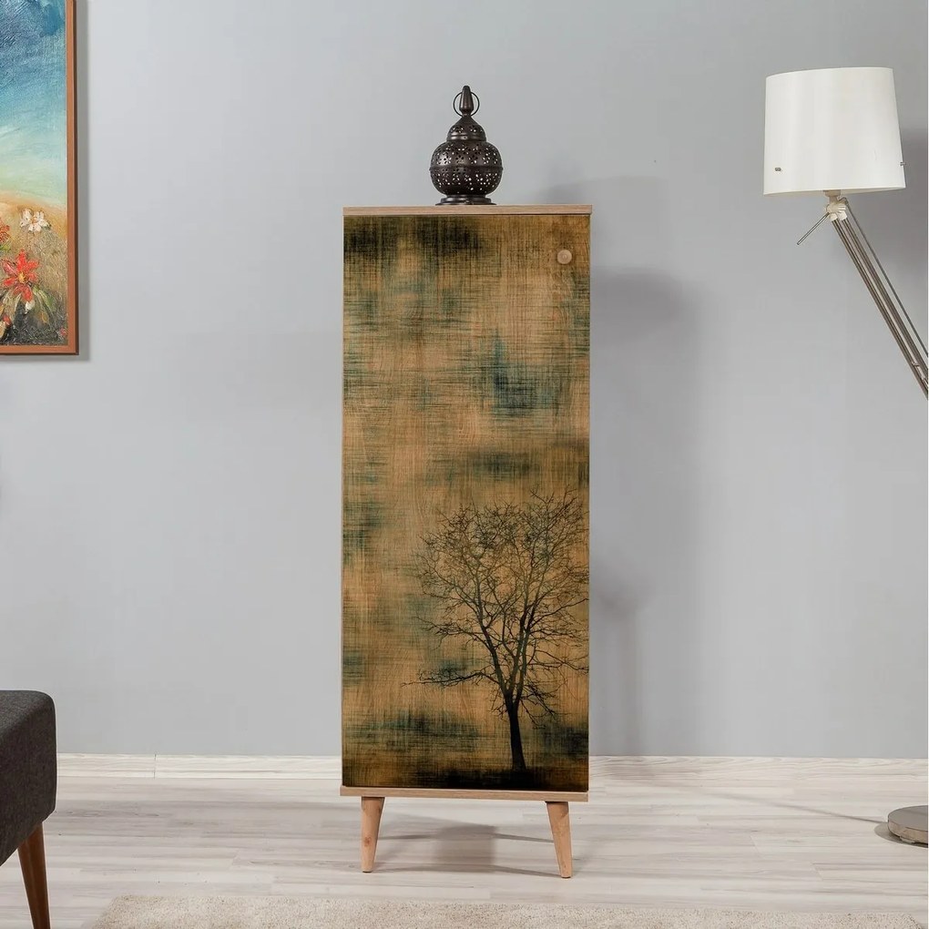 Dulap pentru pantofi Mega Sonoma Oak Trees