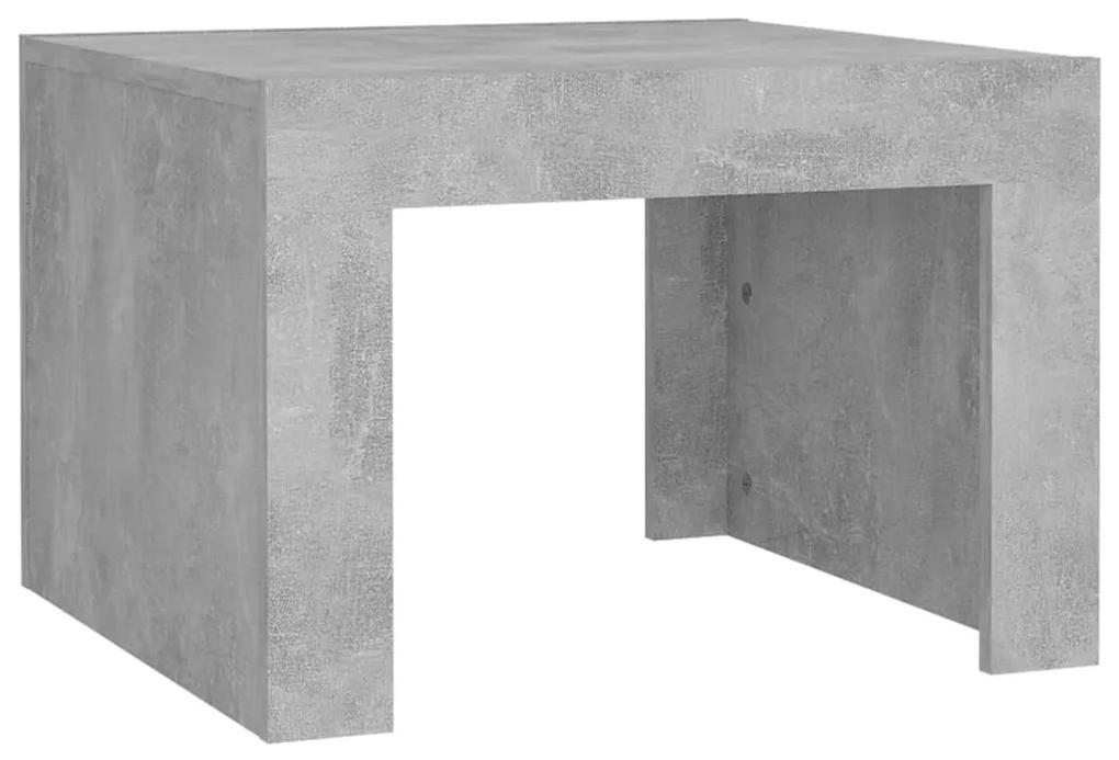 808553 vidaXL Măsuță de cafea, gri beton, 50x50x35 cm, PAL