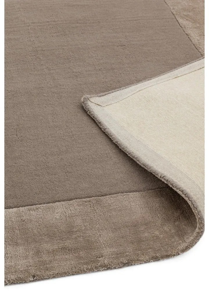 Covor maro handmade din amestesc de lână 160x230 cm Ascot – Asiatic Carpets