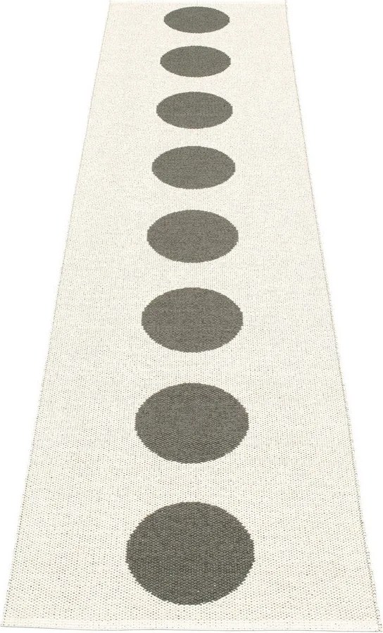 Covor tip traversă pentru interior și exterior gri închis 70x300 cm Vera Charcoal – Pappelina