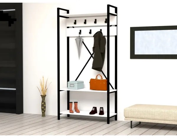 Set de hol ALFA 180x90 cm negru/alb