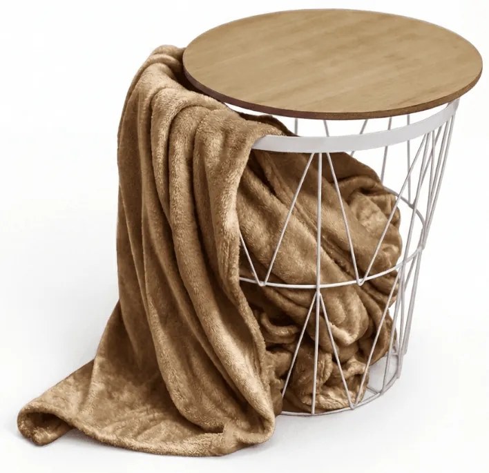 Patura din microplus CALMI 150x200 cm maro