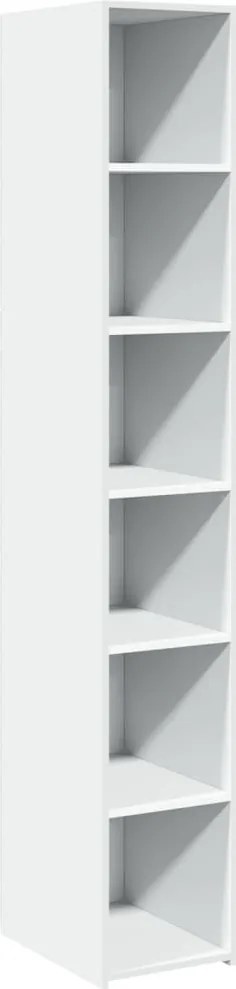 vidaXL Dulap înalt, alb, 30x41x185 cm, lemn prelucrat