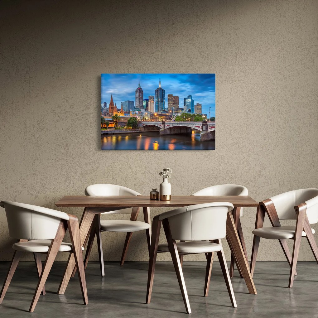 Tablou cu orașul Melbourne (90x60 cm)