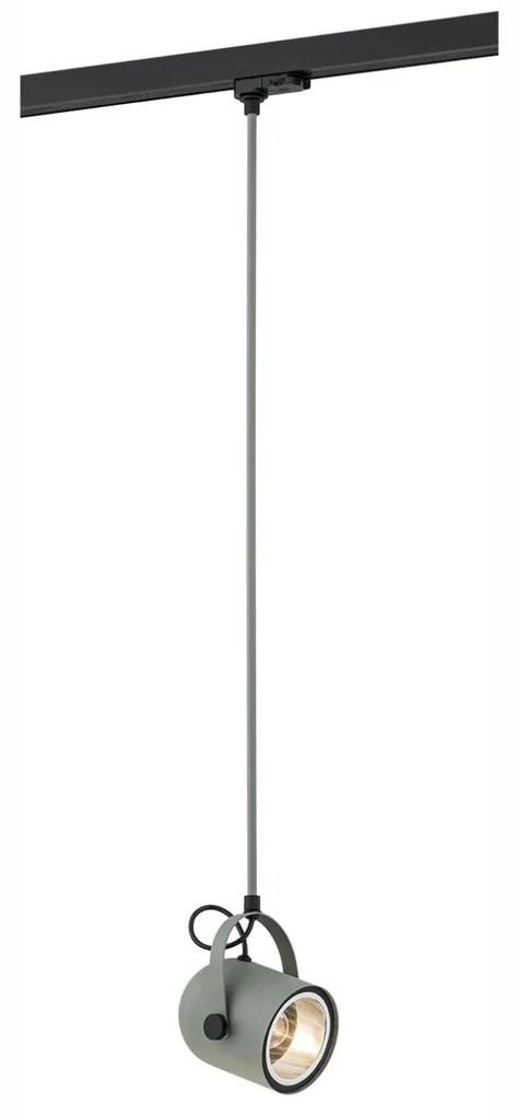 Spot pe sina suspendat NET verde / Accesoriu pentru sinele trifazate ARGON T-RACK