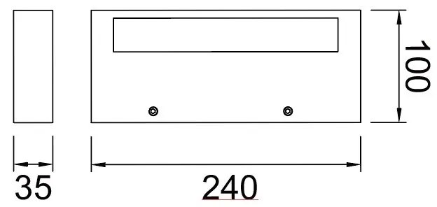 Aplica LED iluminat ambiental CONIL 24cm alba