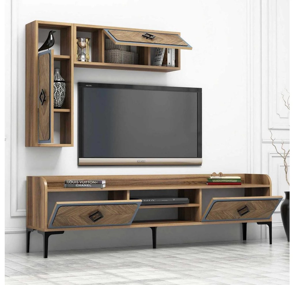 Mobilier living Simba (Nuc + albastru). 1089162