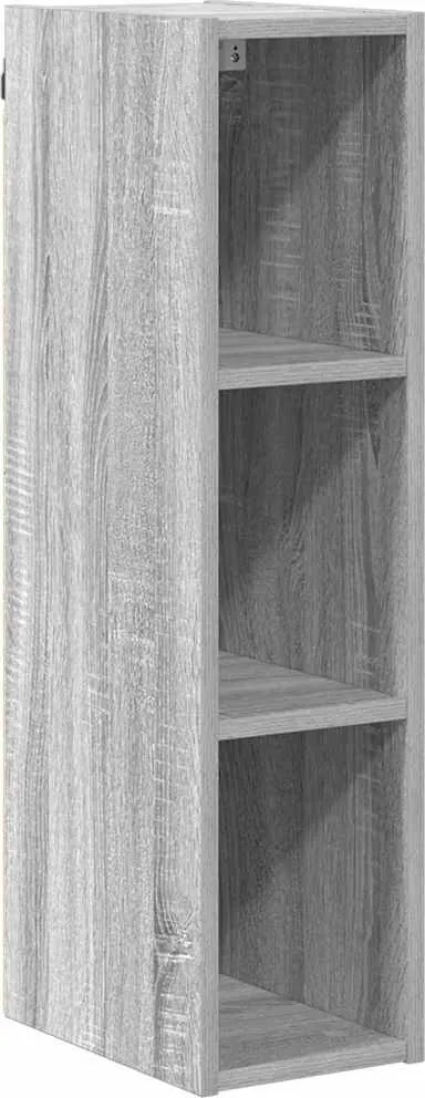 vidaXL Dulap suspendat Gri Sonoma 20 x 29,5 x 80 cm Lemn compozit
