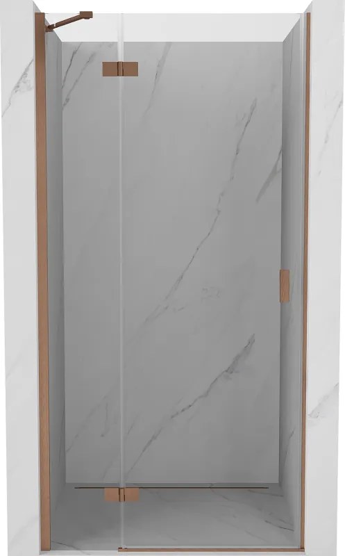 Mexen Mist-H ușă de duș stângă 120 cm, transparent, cupru periat - 8A5-120-000-65-00-L