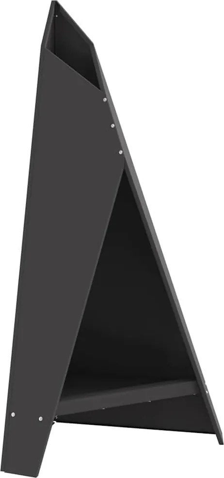 vidaXL Cuptor de foc Negru 58 x 40 x 100 cm Oțel