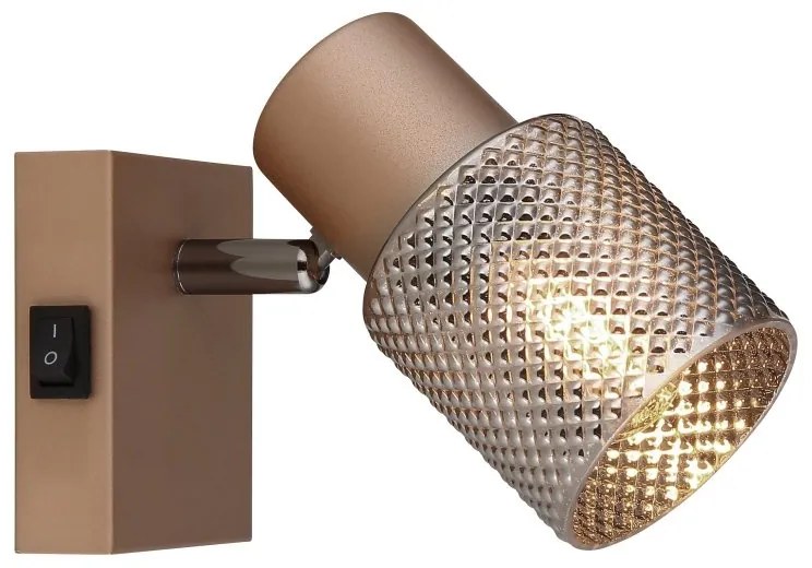 Aplica cu Spot directionabil metal cafea SATELLA